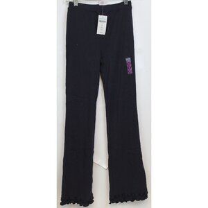 NWT 2004 Gymboree Sunflower Fields Navy Blue Pants sz 4 8 9 Flared Lettuce Edge